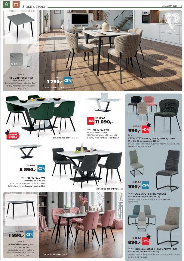 Akce ZIMA 2026 nábytek Autronic 15.1.-31.3.2026