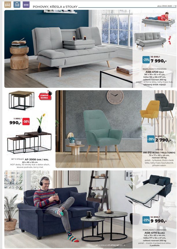Akce ZIMA 2026 nábytek Autronic 15.1.-31.3.2026