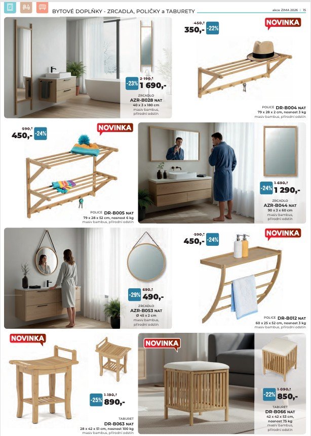 Akce ZIMA 2026 nábytek Autronic od 15.1. do 31.3.2026