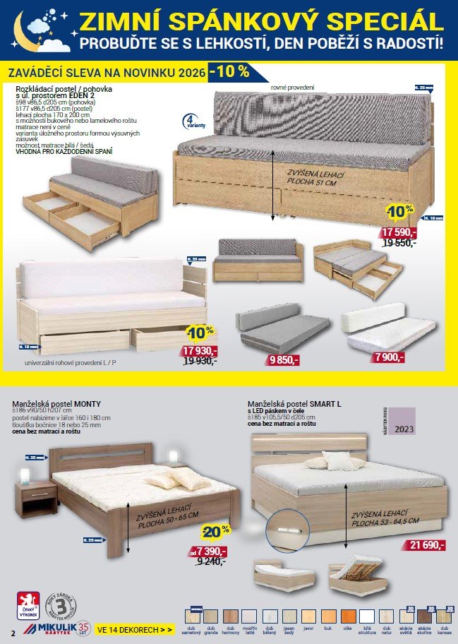 Mikulík akce Zimní spánkový speciál str2