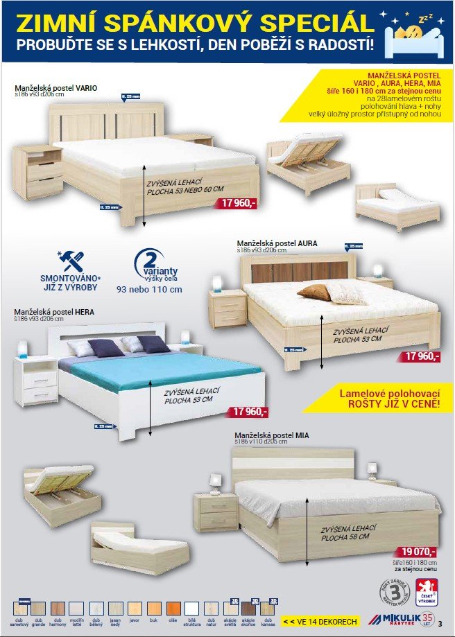 Mikulík akce Zimní spánkový speciál str3