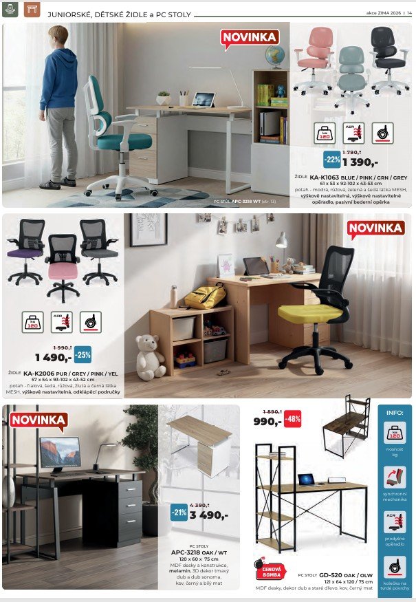 Akce ZIMA 2026 nábytek Autronic od 15.1. do 31.3.2026